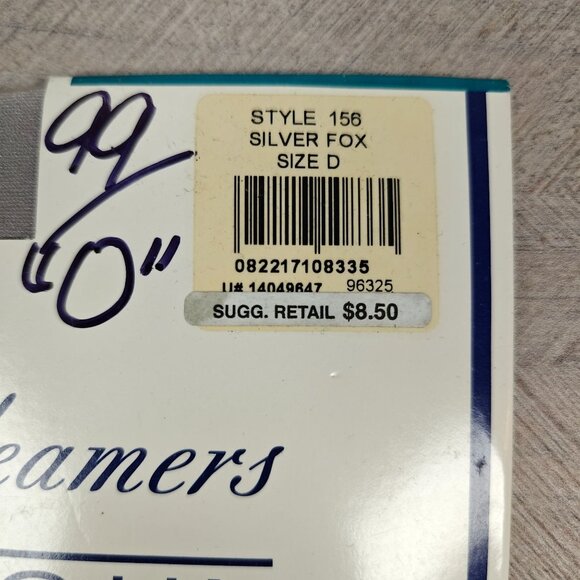 Vintage Givenchy Body Gleamers Superb Control Top Pantyhose Silver Fox Size D - Picture 2 of 3